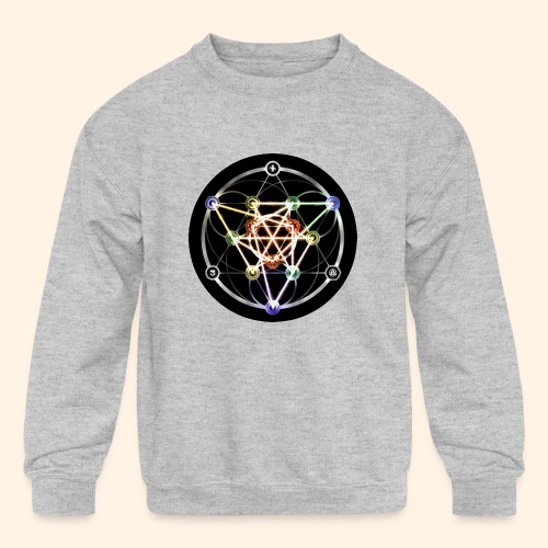 Classic Alchemical Cycle - Kids' Crewneck Sweatshirt