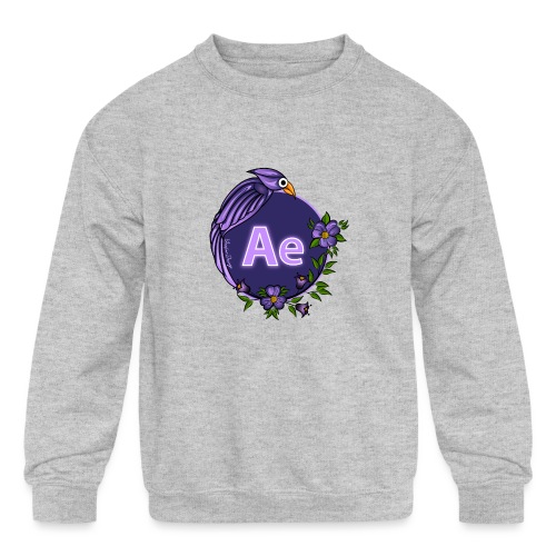 New AE Aftereffect Logo 2021 - Kids' Crewneck Sweatshirt