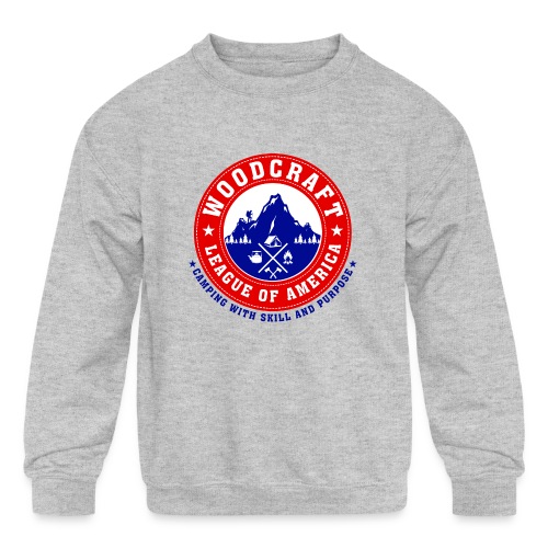 Woodcraft League of America Logo Gear - Kids' Crewneck Sweatshirt
