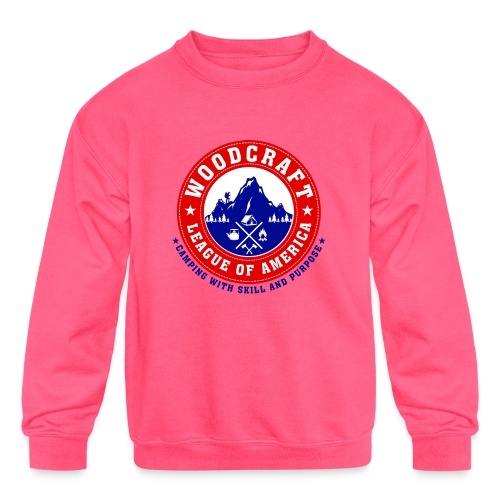 Woodcraft League of America Logo Gear - Kids' Crewneck Sweatshirt