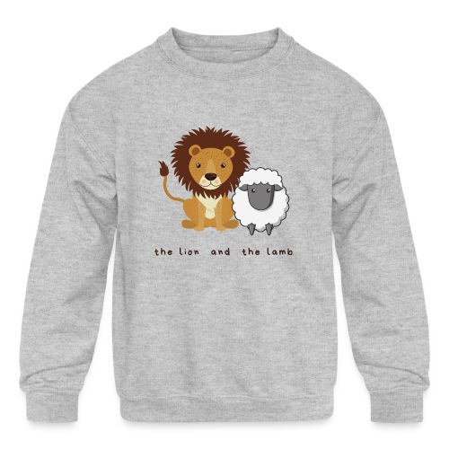 The Lion and the Lamb Shirt - Kids' Crewneck Sweatshirt