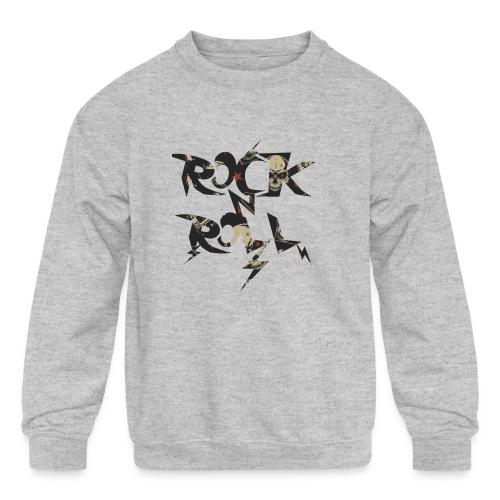rocknroll - Kids' Crewneck Sweatshirt