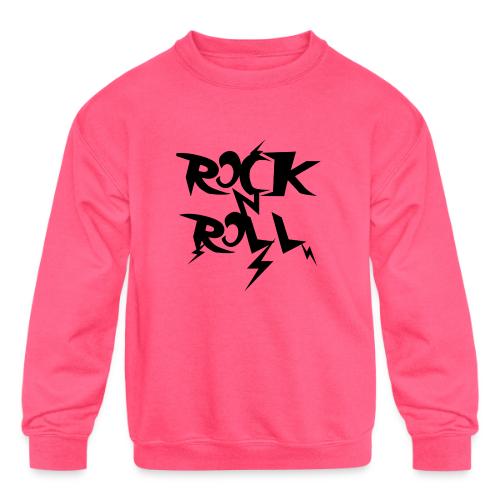 rocknroll - Kids' Crewneck Sweatshirt