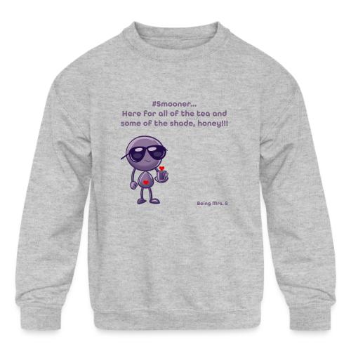 Smoon City_12_Here for the tea - Kids' Crewneck Sweatshirt