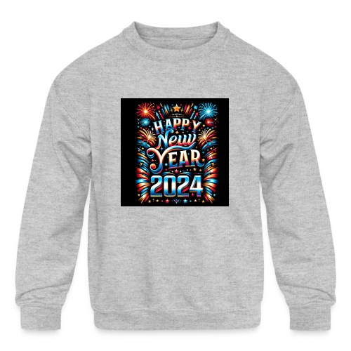 May all your dreams come true in 2024 - Kids' Crewneck Sweatshirt