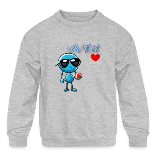 Smoon City_New York - Kids' Crewneck Sweatshirt