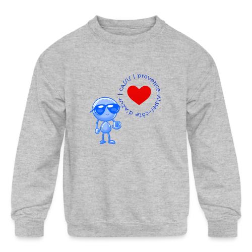 Smoon City_Cassis Provence Alpes Côte d Azur - Kids' Crewneck Sweatshirt