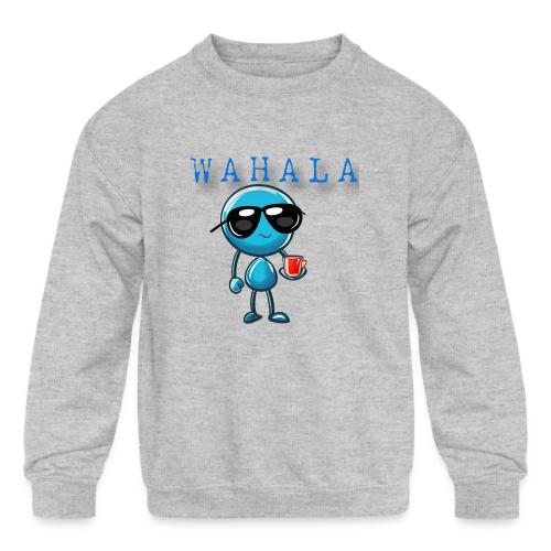 Smoon City_Wahala - Kids' Crewneck Sweatshirt