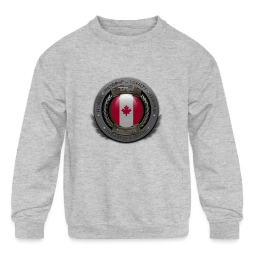 TAW SEAL flags Canada - Kids' Crewneck Sweatshirt