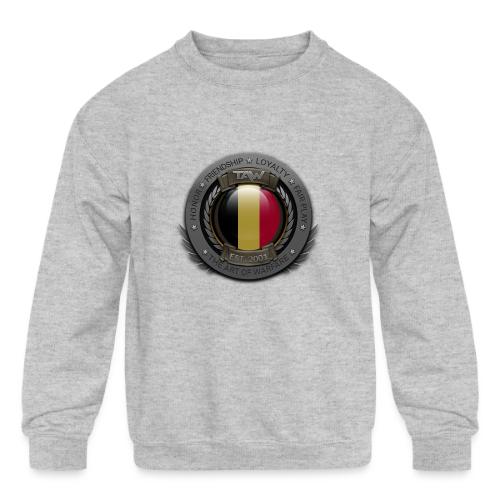 TAW SEAL flags Belgium - Kids' Crewneck Sweatshirt