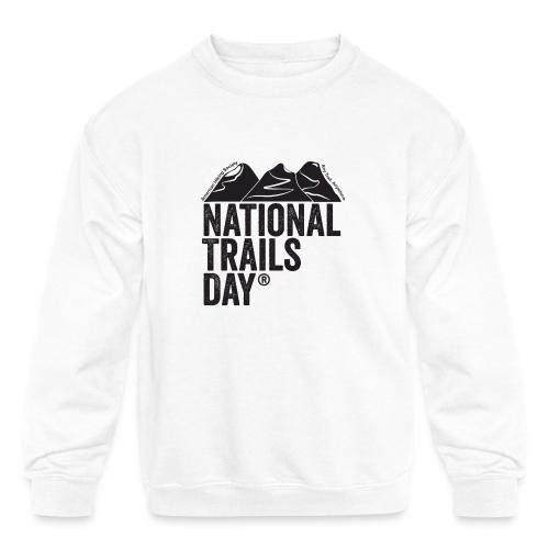 National Trails Day - Kids' Crewneck Sweatshirt