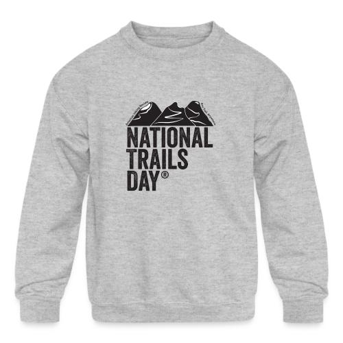 National Trails Day - Kids' Crewneck Sweatshirt