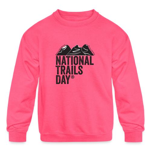National Trails Day - Kids' Crewneck Sweatshirt