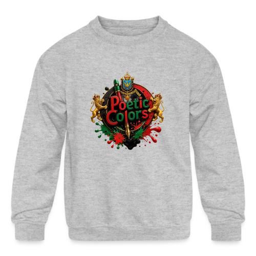POETIC COLORS EMPIRE - Kids' Crewneck Sweatshirt