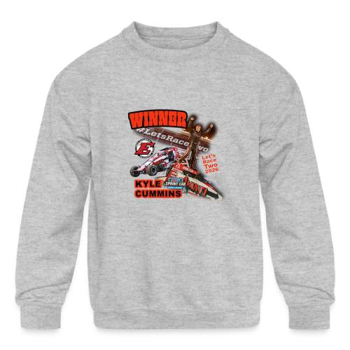Kyle Cummins #LetsRaceTwo Winner - Kids' Crewneck Sweatshirt