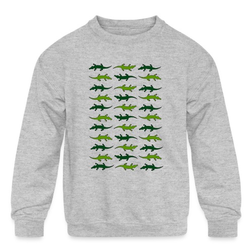 Crocs and gators - Kids' Crewneck Sweatshirt
