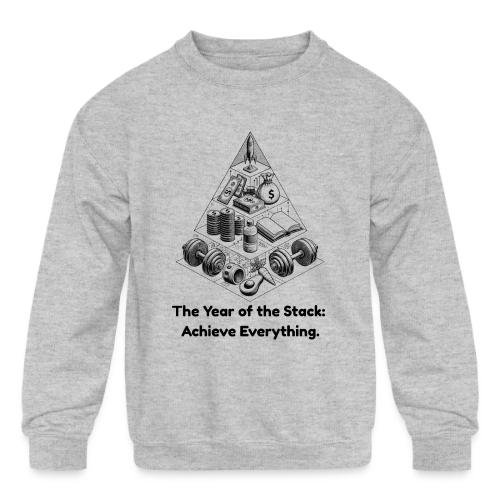 The Resolution Pyramid T-Shirt, Mug, & Leggings - Kids' Crewneck Sweatshirt