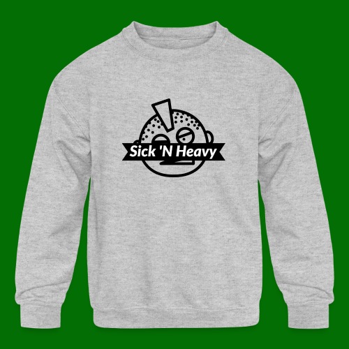 Sick 'N Heavy Logo 2 - Kids' Crewneck Sweatshirt