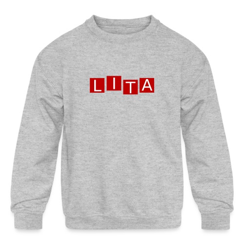 LITA Logo - Kids' Crewneck Sweatshirt