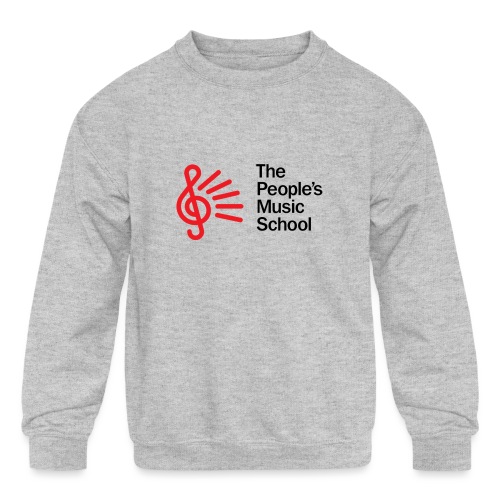TPMS logo Red Black 2 1 - Kids' Crewneck Sweatshirt