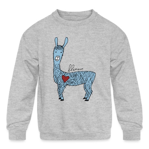 Cute llama - Kids' Crewneck Sweatshirt