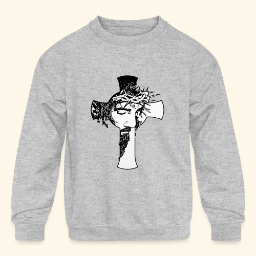 Religion Sunday Man - Kids' Crewneck Sweatshirt