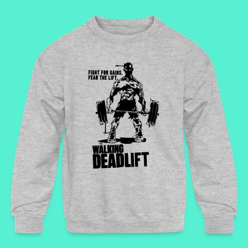 The Walking Deadlift - Kids' Crewneck Sweatshirt
