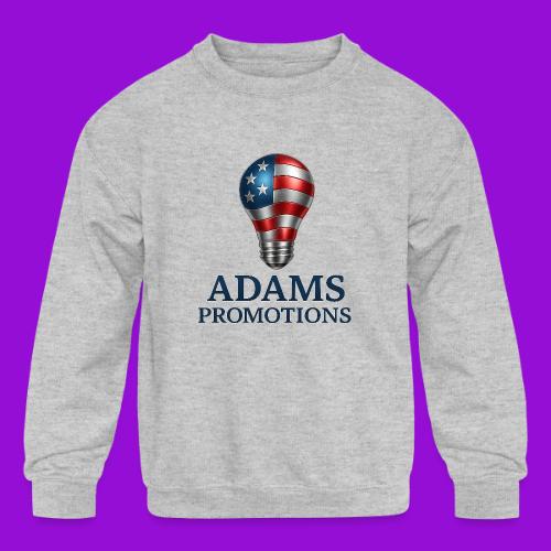 Adams promotions American flag metallic light bulb - Kids' Crewneck Sweatshirt