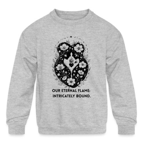 Eternal Flame of Embrace T-Shirt - Kids' Crewneck Sweatshirt