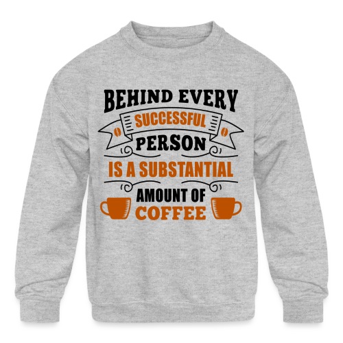 coffee coffee lover - Kids' Crewneck Sweatshirt