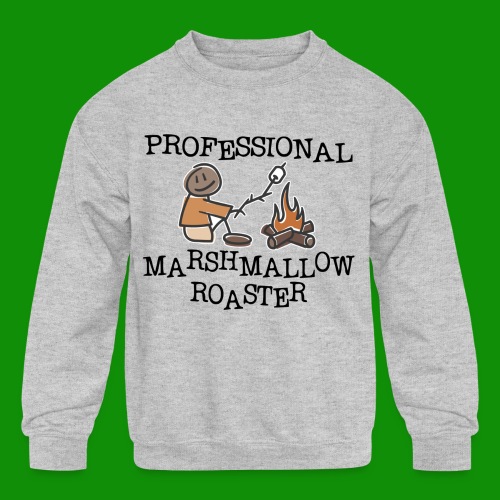 Professional Marshmallow Roaster - Kids' Crewneck Sweatshirt
