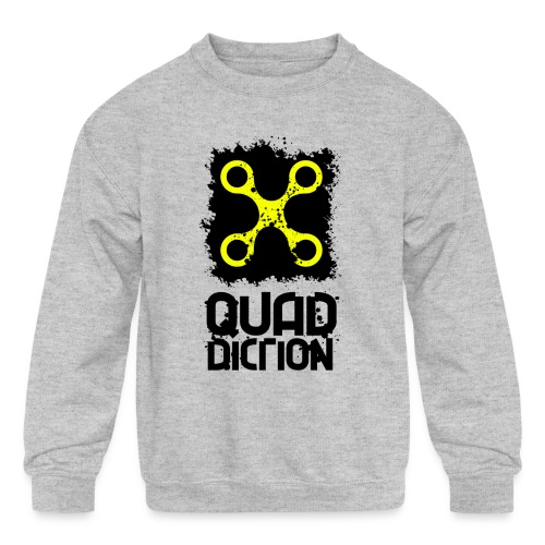Premium Quaddiction Staple S - Kids' Crewneck Sweatshirt