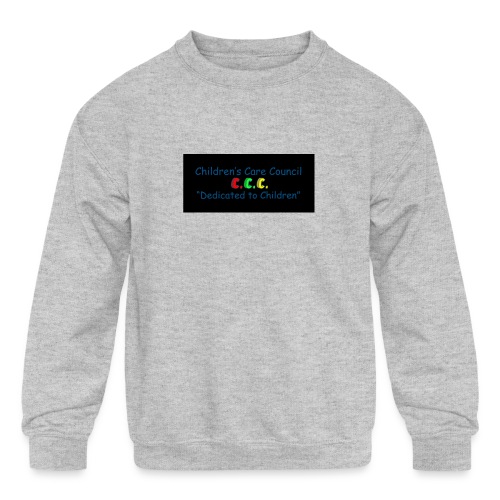 Children's Care Council Logo - Kids' Crewneck Sweatshirt