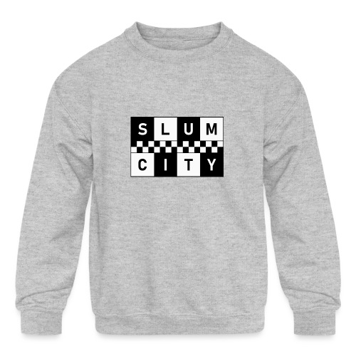 Slum City Logo - Kids' Crewneck Sweatshirt
