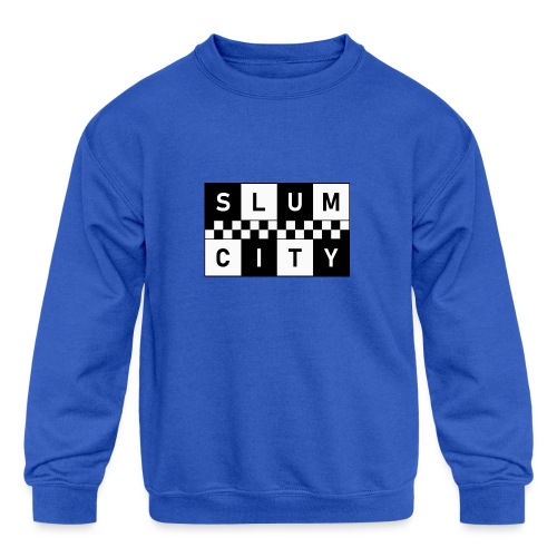 Slum City Logo - Kids' Crewneck Sweatshirt