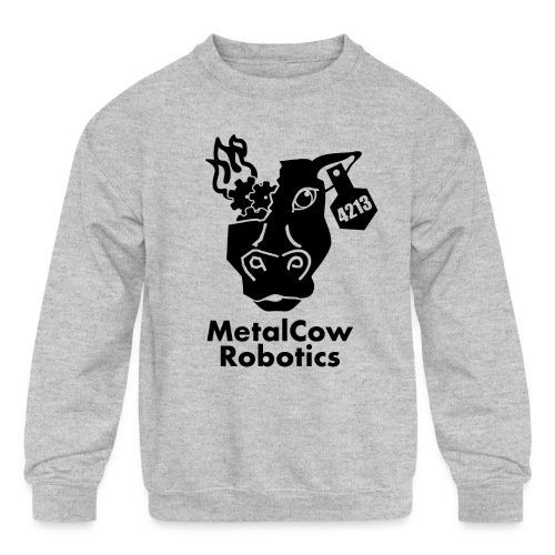 MetalCow Solid - Kids' Crewneck Sweatshirt