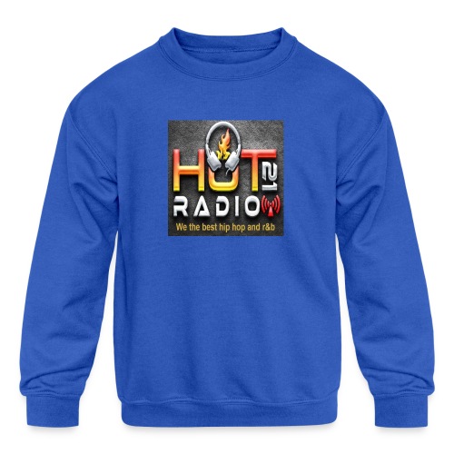 Hot 21 Radio - Kids' Crewneck Sweatshirt