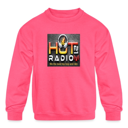 Hot 21 Radio - Kids' Crewneck Sweatshirt