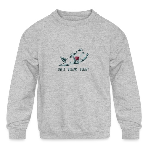 Sweet Dreams Bunny - Kids' Crewneck Sweatshirt