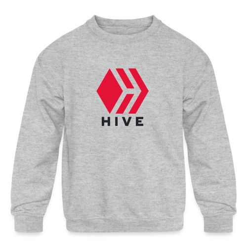 Hive Text - Kids' Crewneck Sweatshirt