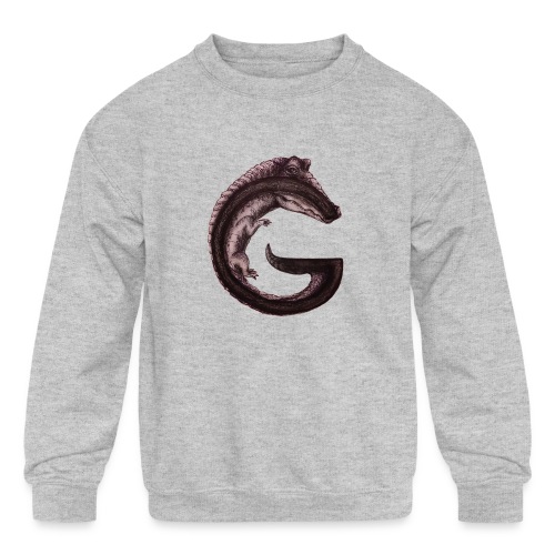 gator transparent BG - Kids' Crewneck Sweatshirt