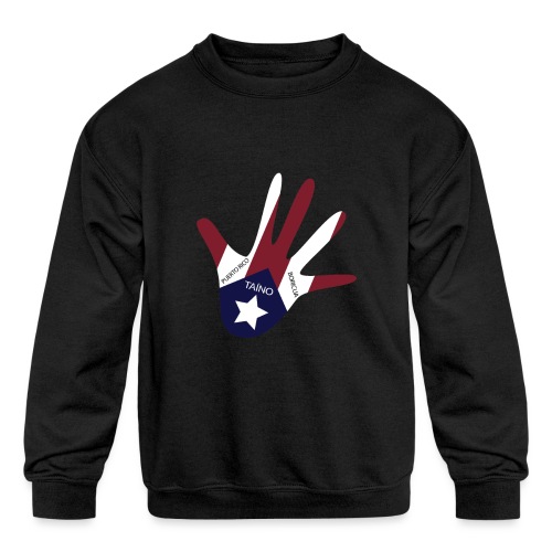 Mano Puerto Rico - Kids' Crewneck Sweatshirt
