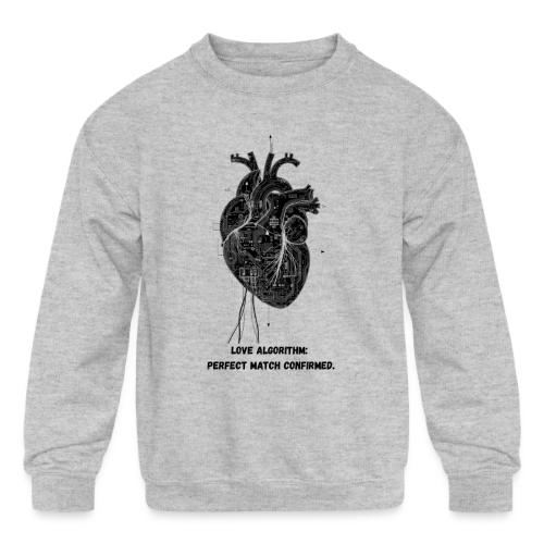 Love Algorithm T-Shirt - Kids' Crewneck Sweatshirt