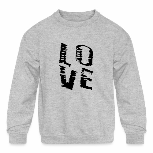 The True Love Is Everywhere! - Couple Gift Ideas - Kids' Crewneck Sweatshirt