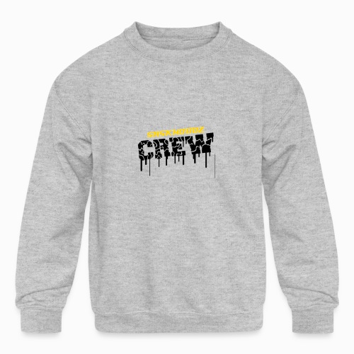 saskhoodz crew - Kids' Crewneck Sweatshirt