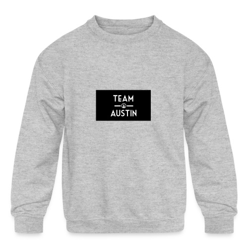 Team Austin Youtube Fan Base - Kids' Crewneck Sweatshirt