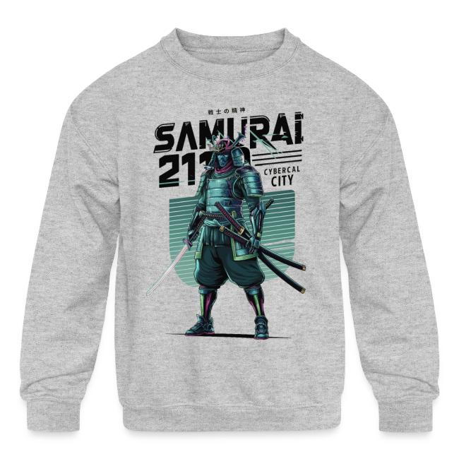 Cyber Samurai 2110: Glowing Katana Warrior