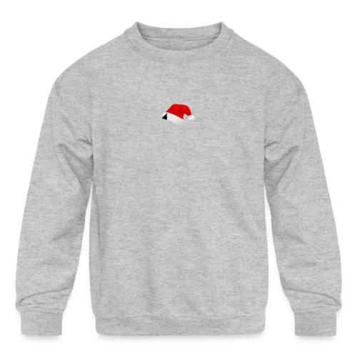 Holly Jolly Holiday Hat - Kids' Crewneck Sweatshirt