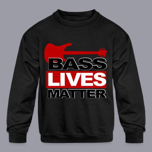 BASS LIVES MATTER - Kids' Crewneck Sweatshirt