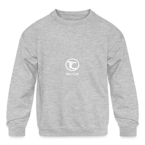 Taino Code White - Kids' Crewneck Sweatshirt